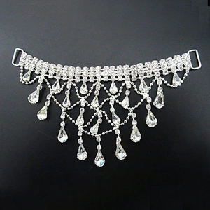 Teardrop Pendant Sexy Jewelry Brazilian Bikinis Swimwear Waist Bandage Bikini Crystal Connector