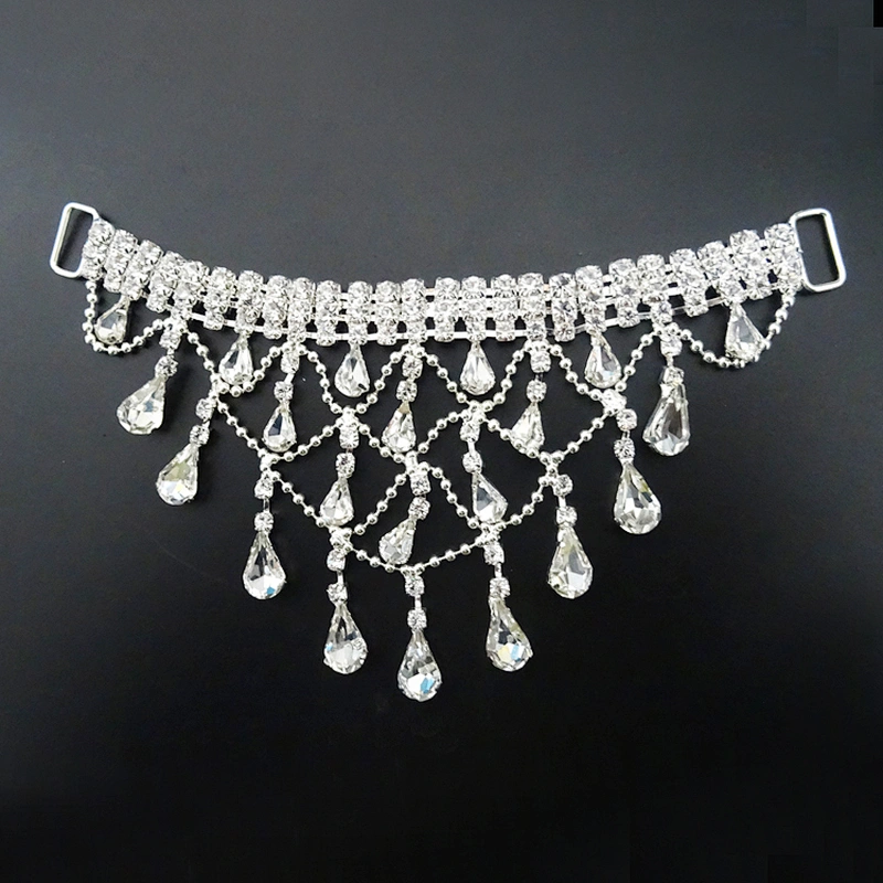 Teardrop Pendant Sexy Jewelry Brazilian Bikinis Swimwear Waist Bandage Bikini Crystal Connector