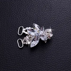 Wholesale High Quality sparkly fashion style clear rhinestone bikini chain connector