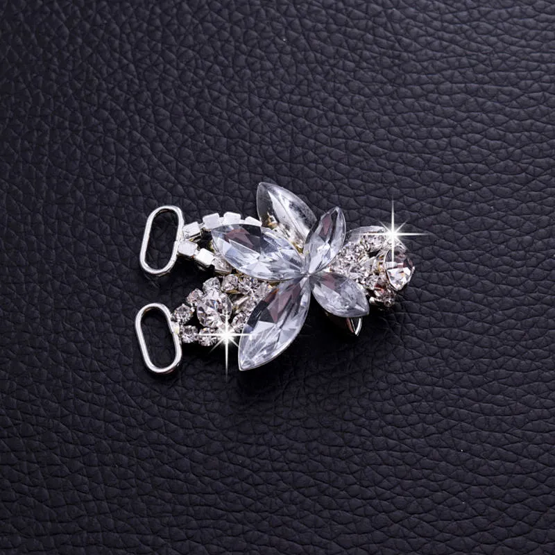 Wholesale High Quality sparkly fashion style clear rhinestone bikini chain connector