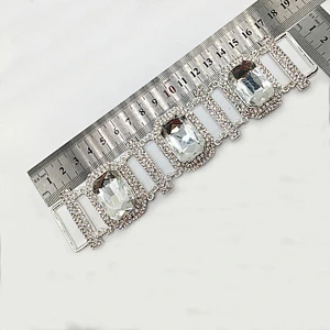 Wholesale Swimwear Rhinestone Diamante  Bikini Connector in buckle