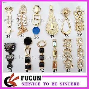 wholesale Crystal Rhinestones Glass Stones Woman Shoe Heel Accessories For Shoe