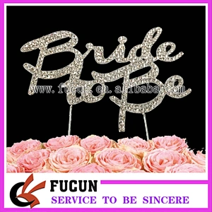 Customize Bride Wedding Party Frozen Lovely Cake Topper Bride-To-Be Wedding Cake Topper