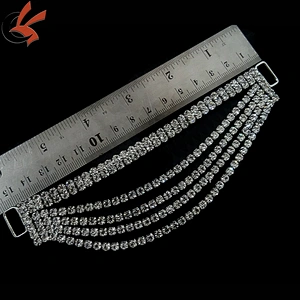Double Row Connector 4 Hanging Strands Wholesale bikini side connector NPC IFBB contest Dangle