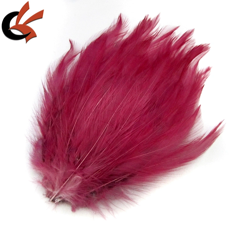 High Quality Hairbands Craft Decorative Natural Hackle Feather Pad