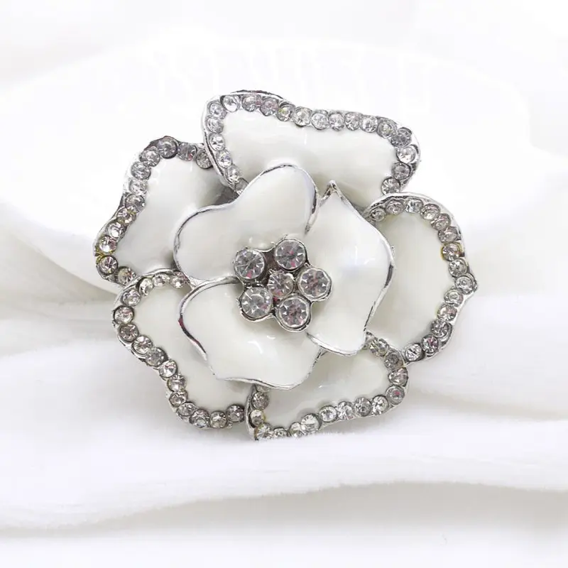 Wholesale High Quality Crystal Rhinestone Beaded flower Napkin Ring wedding