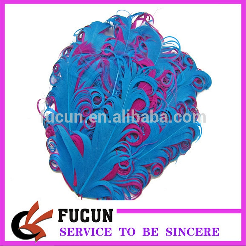 Curly Feather Pad - Headband Hair Accessories Clips Fascinator Wedding Bridal