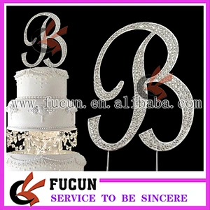 Hot Sale Frozen Wedding Favors Rhinestone Cake Toppers For Wedding Decoration