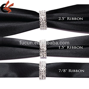 25*26mm heart Pearl rhinestone slider buckles Embellishment