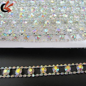 wholesale teardrop acrylic rhinestone trimming