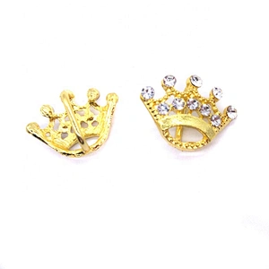 wholesale rhinestone ribbon crown buckles for wedding invitation