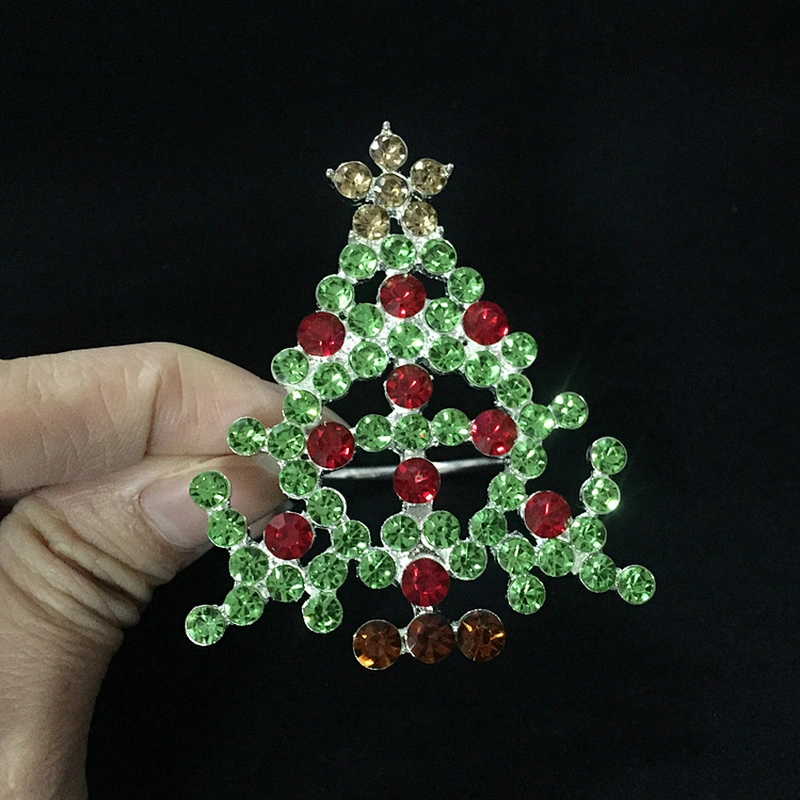 Fashion Decorative Blingbling Jewelry Christmas Tree Napkin Ring for Christmas
