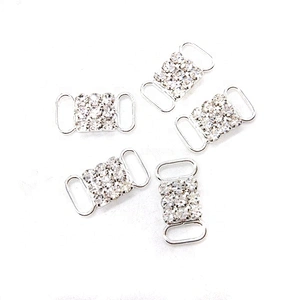 22mm Crystal Rhinestone Buckle connector bikini center connector