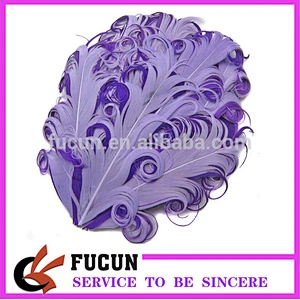 Curly Feather Pad - Headband Hair Accessories Clips Fascinator Wedding Bridal