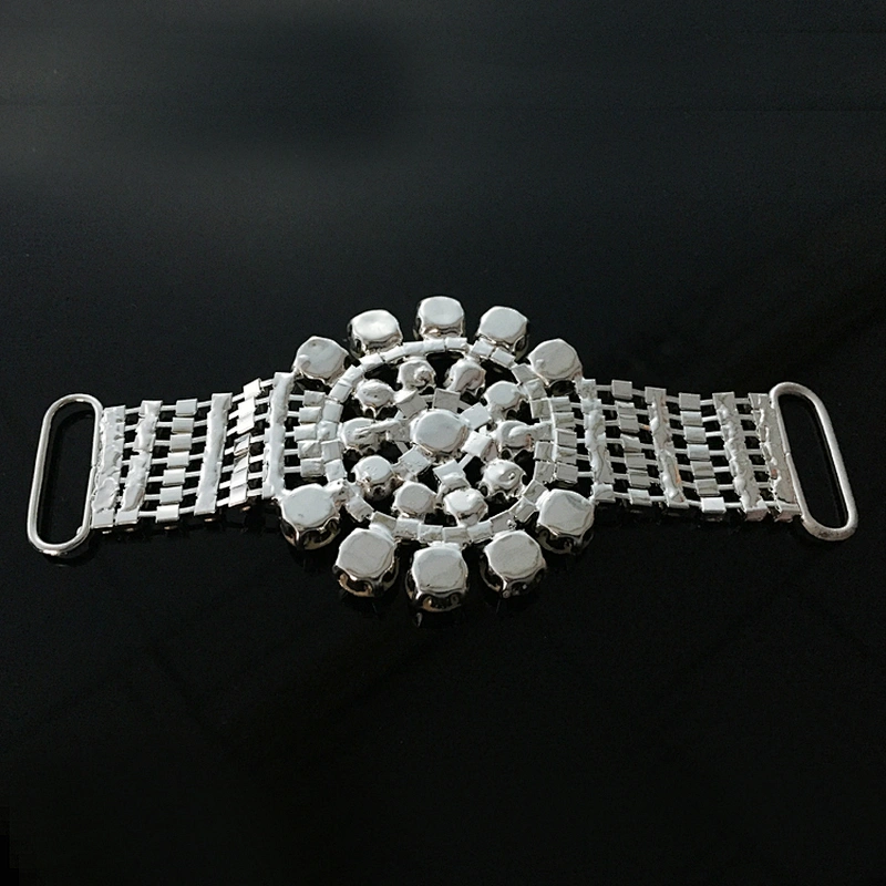 Top quality women bikini accessories rhinestone pave swimwear crystal bikini connector
