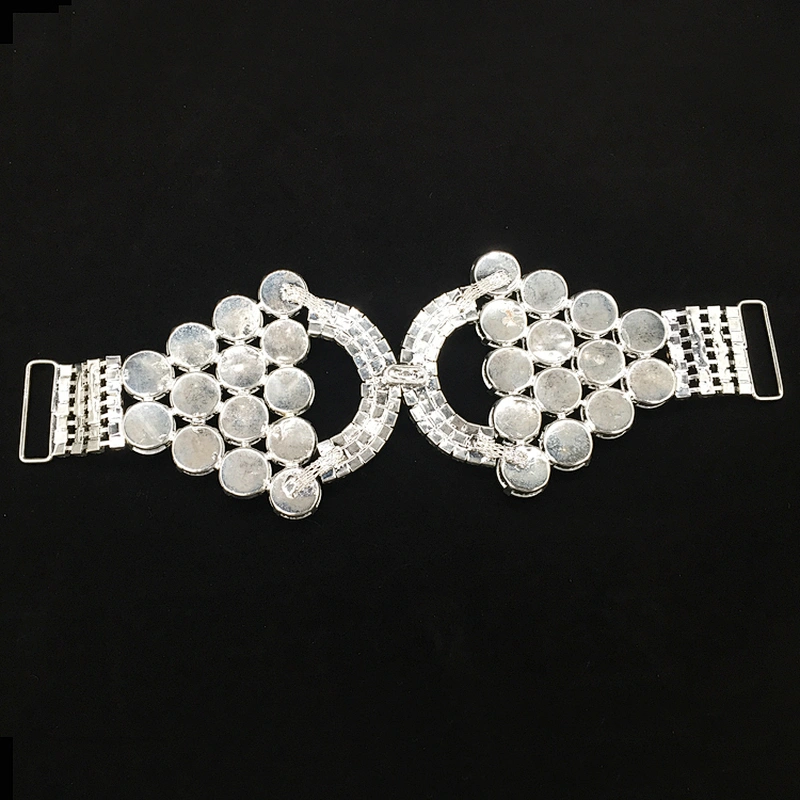 Top selling fashion jewelry metal glass crystal diamond bikini connector