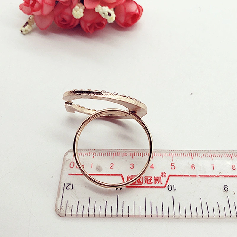 sparkle Metal wedding supplies rhinestones napkin ring for decoration