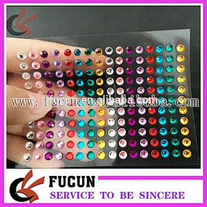 multi gem sticker sheet for Home rhinestone Decoration Use and wall decoration sticker
