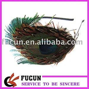 peacock feather headband / hairband
