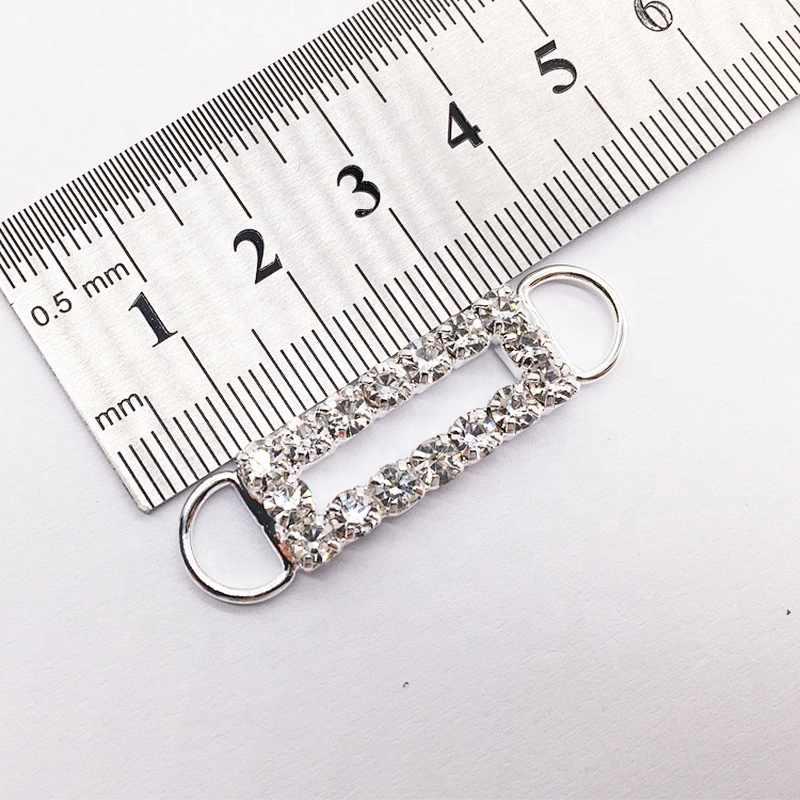 Hot Selling Wholesale Crystal Rhinestone Hardware Buckle Bikini Connectors