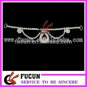 new style reinforced rhinestone connector children swimwear kids