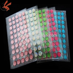 high quality self-adhesion DIY rhinestone sticker sheets acrylic sticker