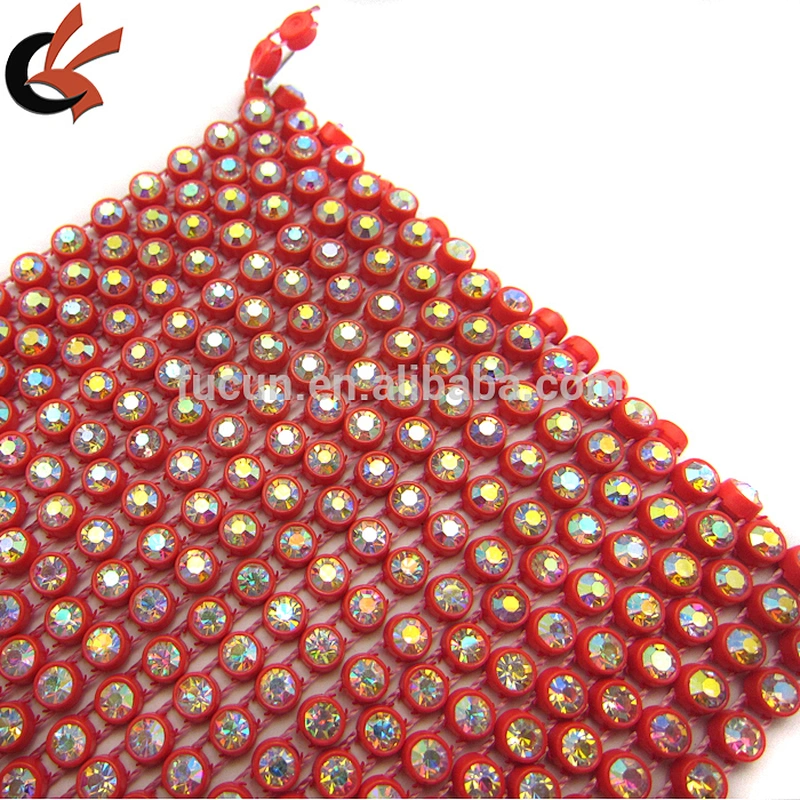Wholesale Single Row Plastic Banding Rhinestone Trimming