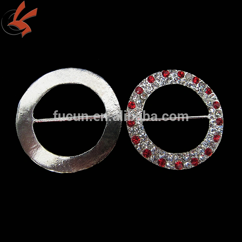 double rhinestone round buckles for chair covers