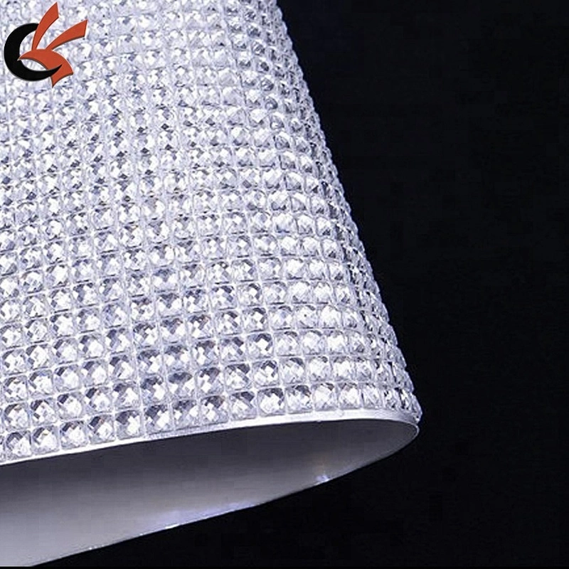 high quality clear round shape resin rhinestone sheet sticker