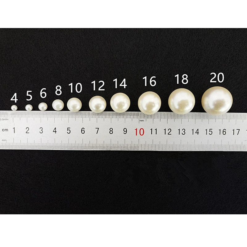 Wholesale Round ABS Ivory Imitation plastic Pearl Beads for DIY craft decoration