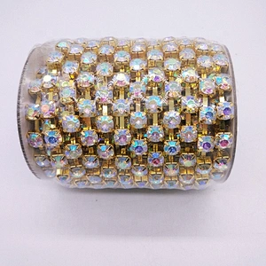 DIY sewing accessories craft acrylic cup claw brass chain