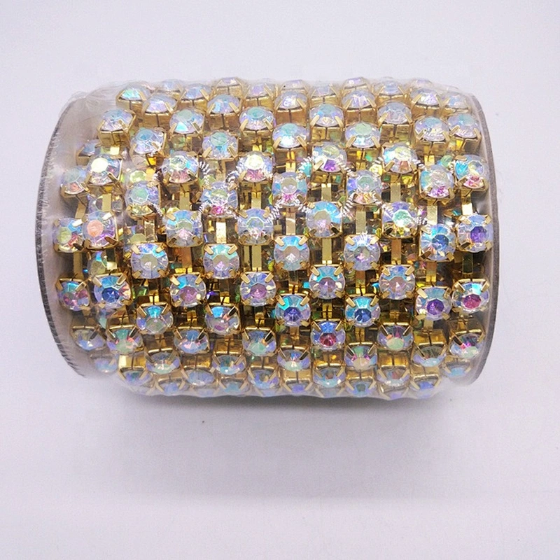 DIY sewing accessories craft acrylic cup claw brass chain