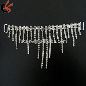 Swag Droop Rhinestone Bikini Side Pieces Connectors for bikini Competition suit