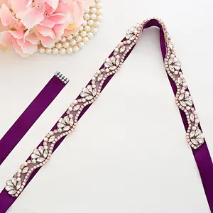 New style Sewing decoration DIY handmade rhinestone strass embroidery applique for dress