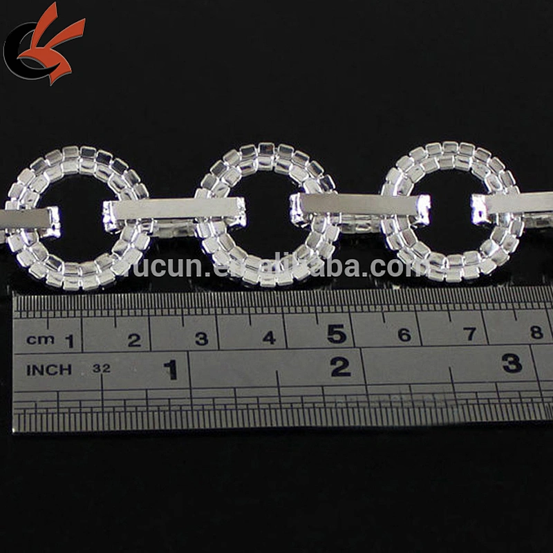 circle clear rhinestone spare cup chain rhinestone trimming
