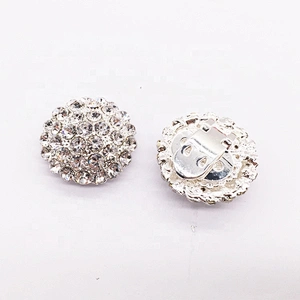 wholesale metal material shoe clip accessories rhinestone round arch shoe buckle style for shoes