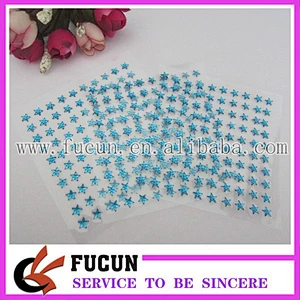 NEW design Self Adhesive Mix DIAMANTE Rhinestone Sticker star Crystals sticker