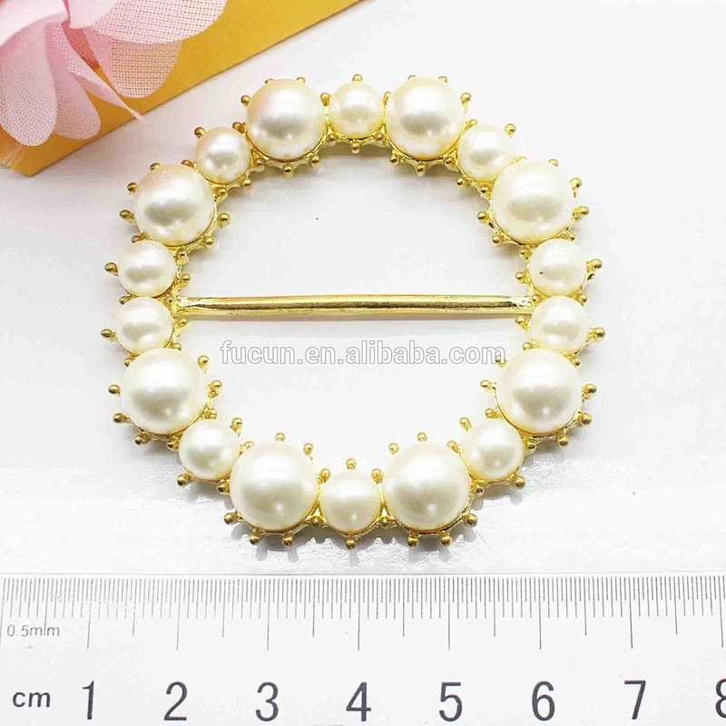 New style shiny gold plating diamond rhinestone chair sash buckle for decoration