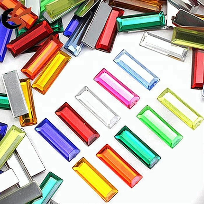 sew on Baguette acrylic rhinestone for garment accessories
