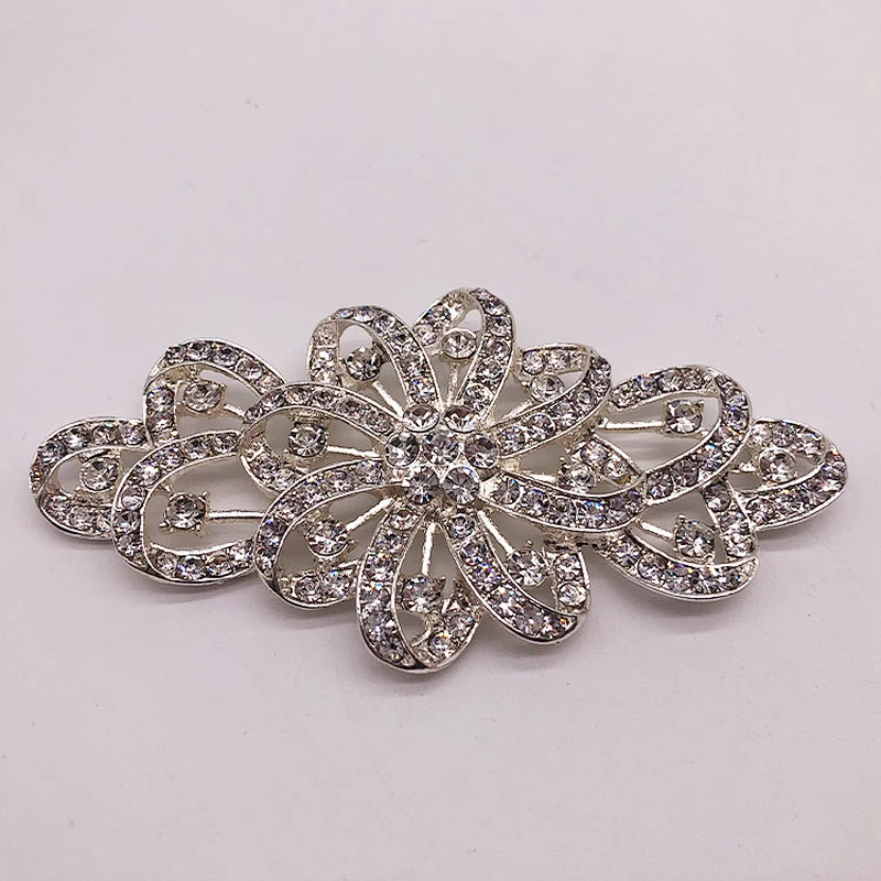 manufacturer wholesale flat back large crystal rhinestone brooch