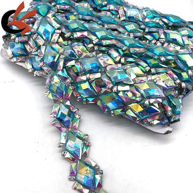 garment accessory Heat transfer designs Resin stones Crystal hot fix rhinestone tape