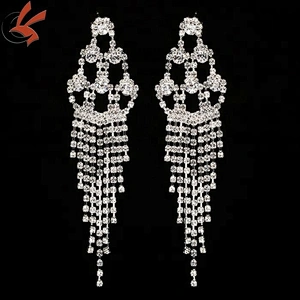 High Quality Long Wedding Chandelier Earrings Party earrings