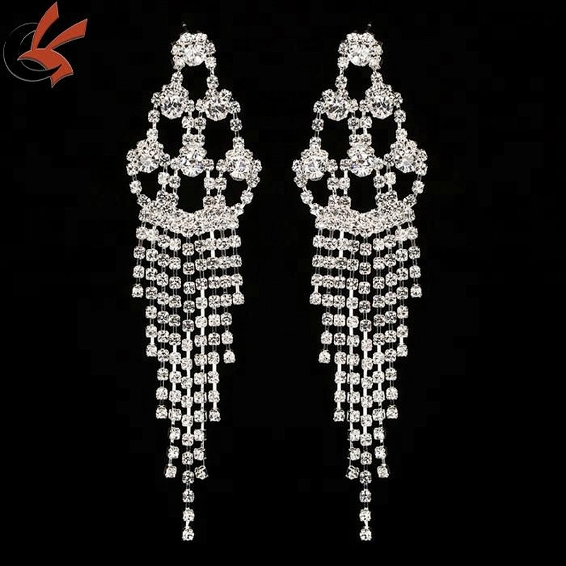 High Quality Long Wedding Chandelier Earrings Party earrings