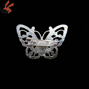 wholesale little butterfly rhinestone brooch for decoration