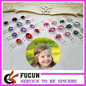 Crystal Headband Connector Slider Strap rhinestone Connector