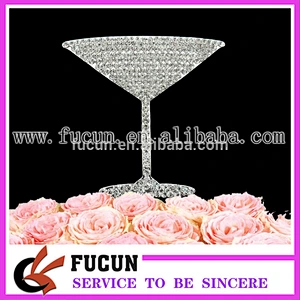 Wholesale Chinese crystal diamante wedding cupcake party decorating supplies