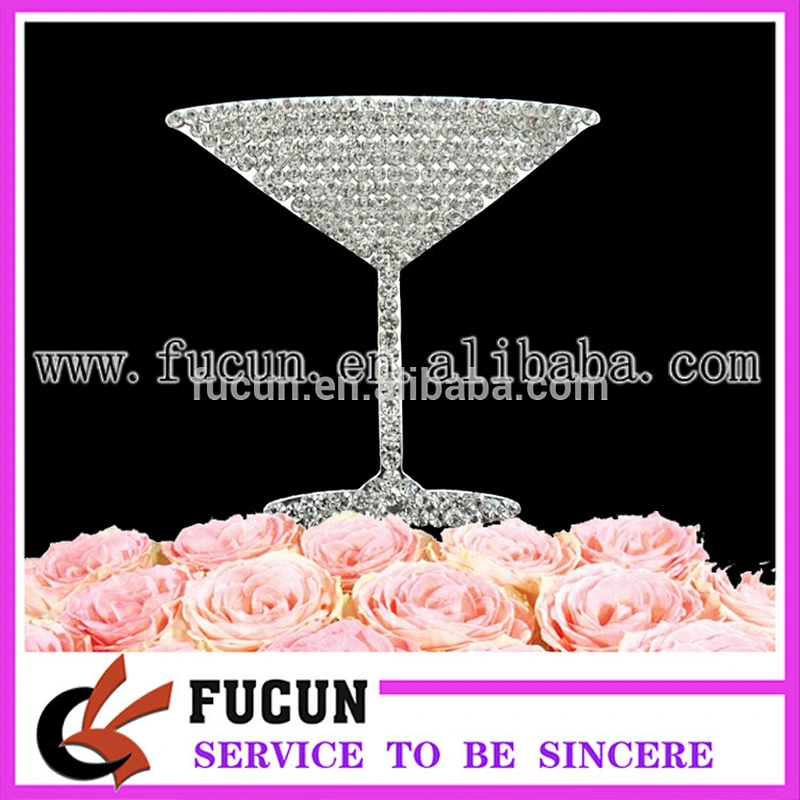 Wholesale Chinese crystal diamante wedding cupcake party decorating supplies