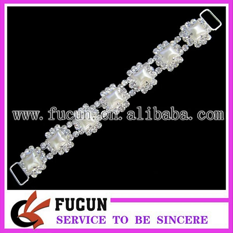 Hot sale micro rhinestone bikini connector for swimwear wholesale