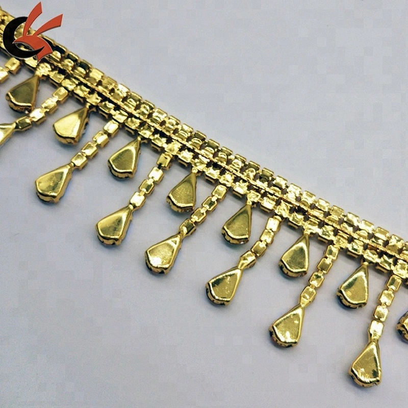 Factory bling bling  custom drop AB clear rhinestone bikini connector