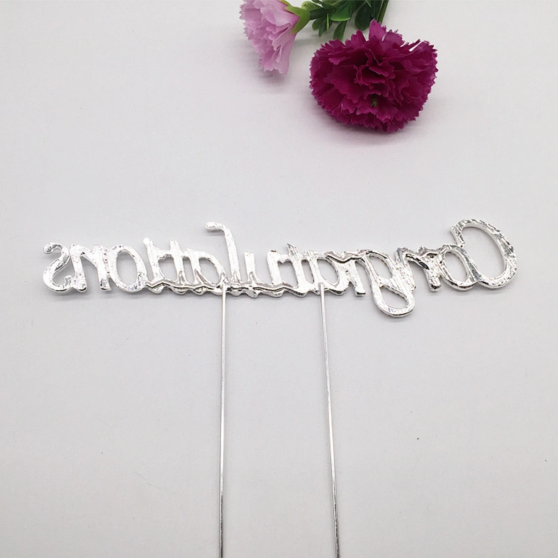 best sellers products party decor rhinestone warm congratulation cake topper for celebration